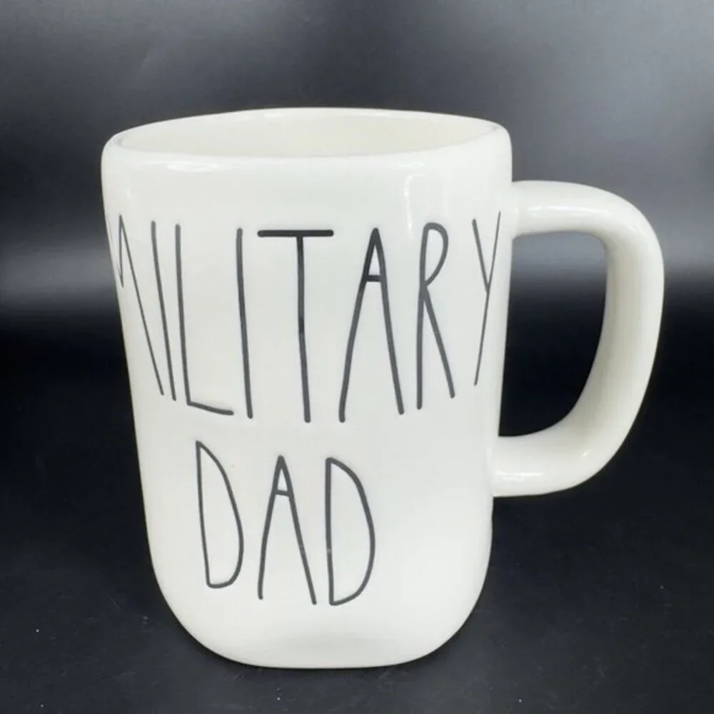 Rae Dunn By Magenta Artisan Collection Ceramic Coffee Mug Cup Military Dad Mug‎